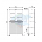 Шкаф ДМ-6-001-13 (код 6001.13)
